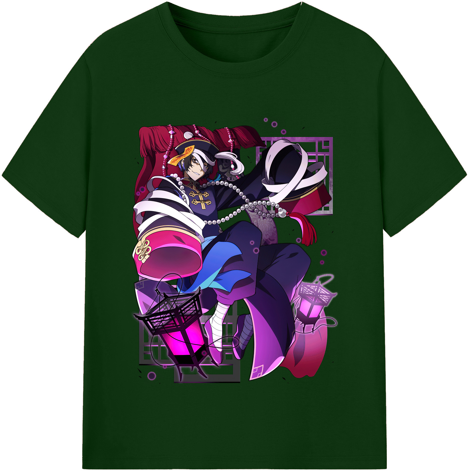 （画像用） 文豪ストレイドッグス Bungo Stray Dogs 綿100％半袖Tシャツ（フロントプリント）